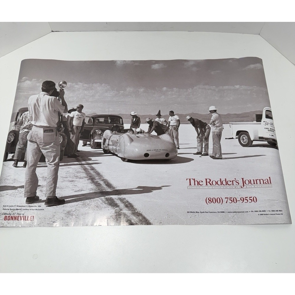 The Rodder's Journal 2008 Poster The Ala Kart John Mumford #12 Doble Face‎ 27x18